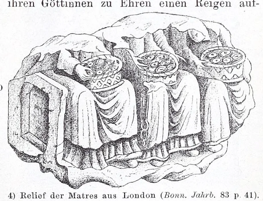 An illustration from Ausführliches Lexikon der griechischen und römischen Mythologie, 1884, leaf 355
