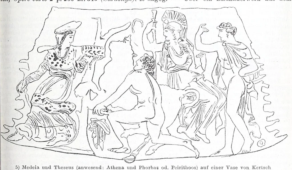 An illustration from Ausführliches Lexikon der griechischen und römischen Mythologie, 1884, leaf 377
