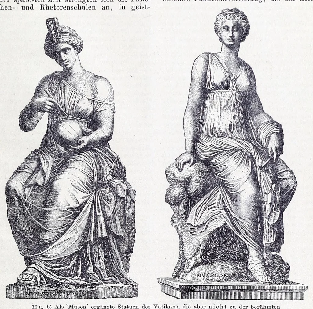 An illustration from Ausführliches Lexikon der griechischen und römischen Mythologie, 1884, leaf 765