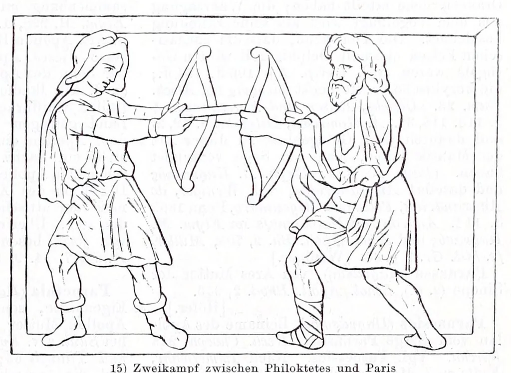 An illustration from Ausführliches Lexikon der griechischen und römischen Mythologie, 1884, leaf 105