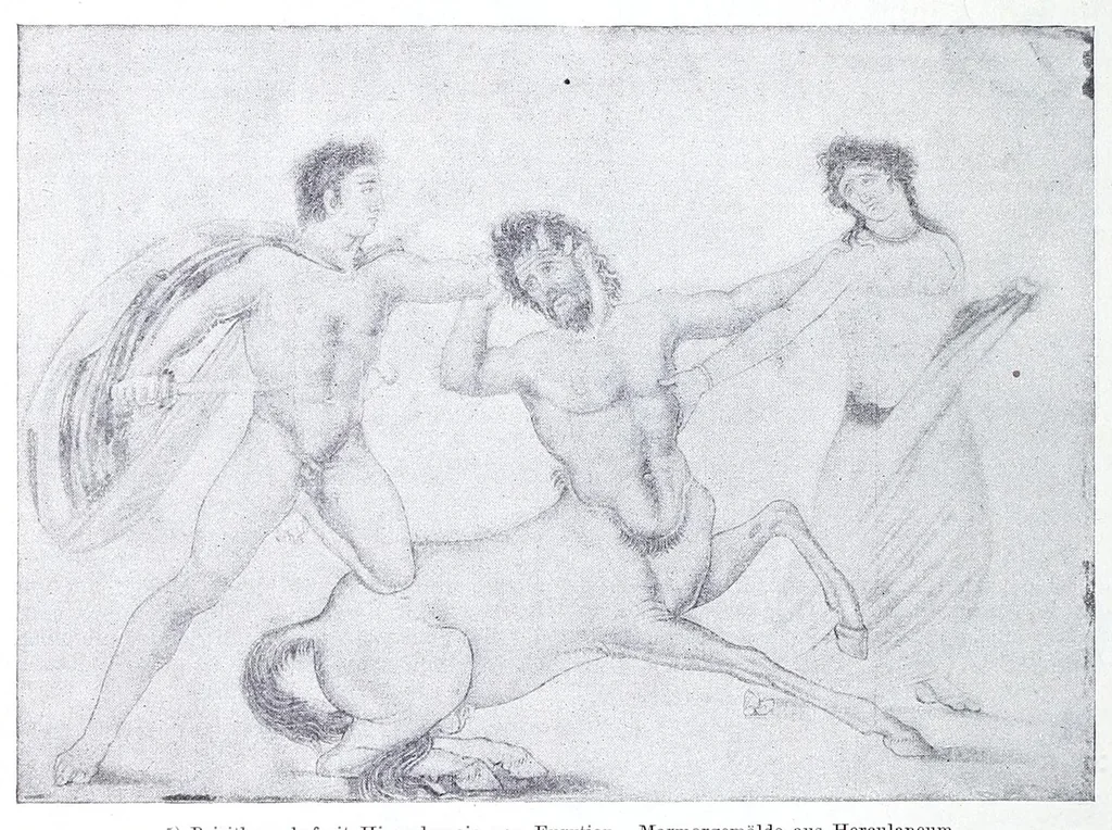 An illustration from Ausführliches Lexikon der griechischen und römischen Mythologie, 1884, leaf 174