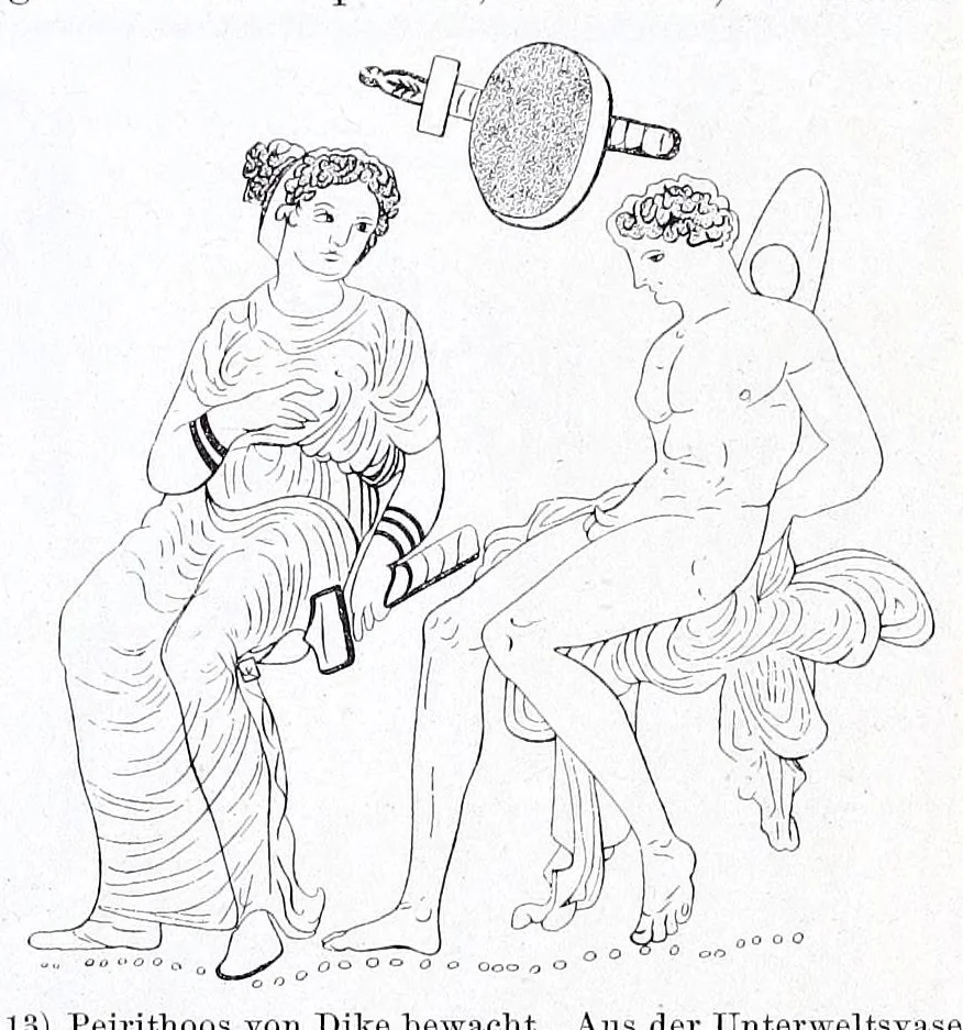 An illustration from Ausführliches Lexikon der griechischen und römischen Mythologie, 1884, leaf 179