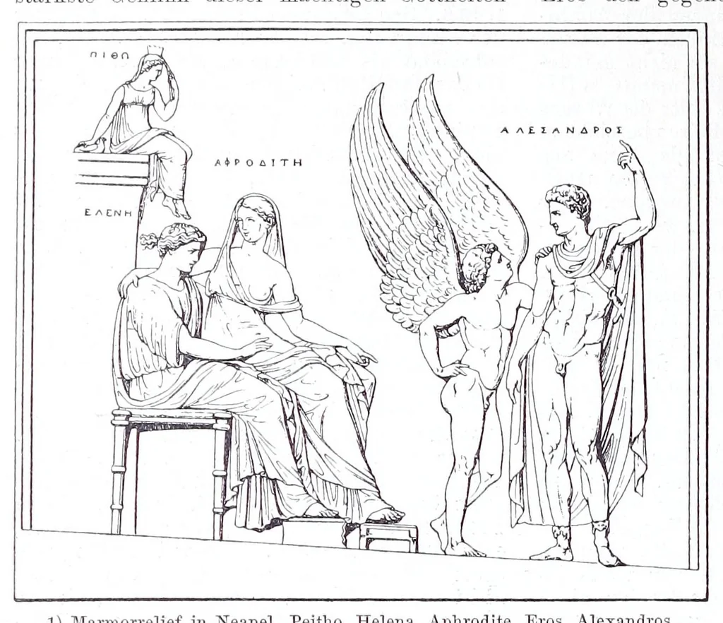 An illustration from Ausführliches Lexikon der griechischen und römischen Mythologie, 1884, leaf 186