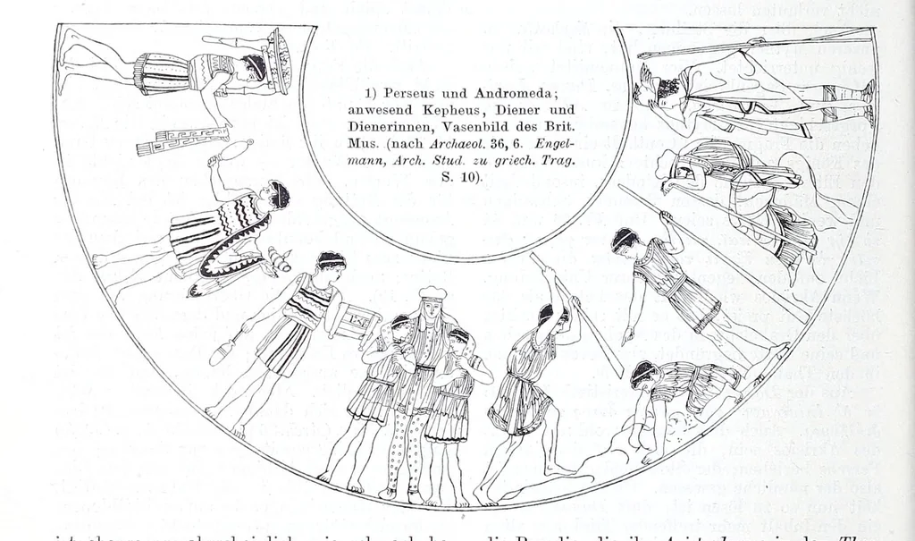 An illustration from Ausführliches Lexikon der griechischen und römischen Mythologie, 1884, leaf 284