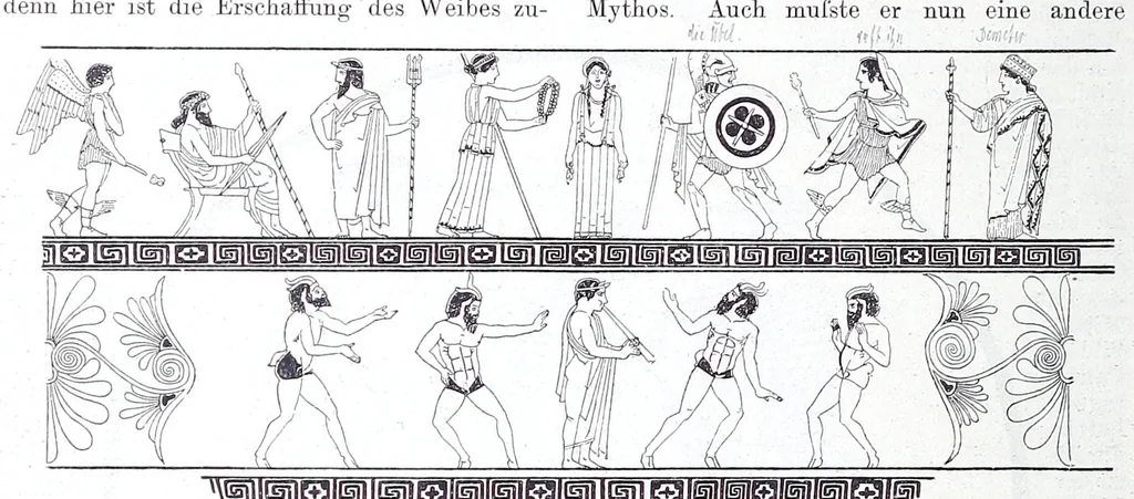 An illustration from Ausführliches Lexikon der griechischen und römischen Mythologie, 1884, leaf 50