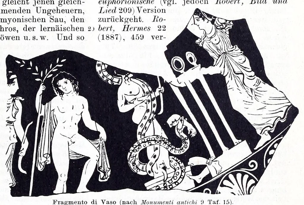 An illustration from Ausführliches Lexikon der griechischen und römischen Mythologie, 1884, leaf 667
