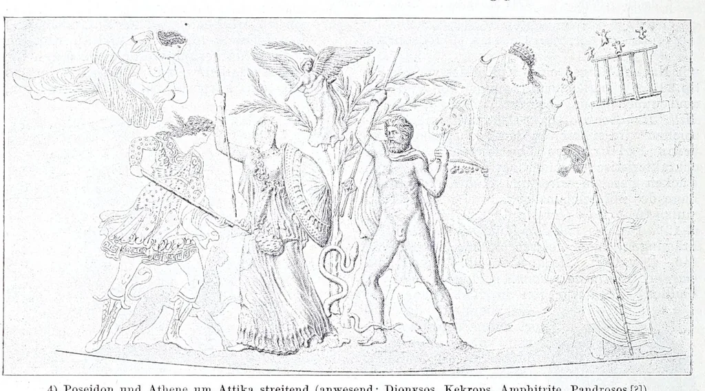 An illustration from Ausführliches Lexikon der griechischen und römischen Mythologie, 1884, leaf 716