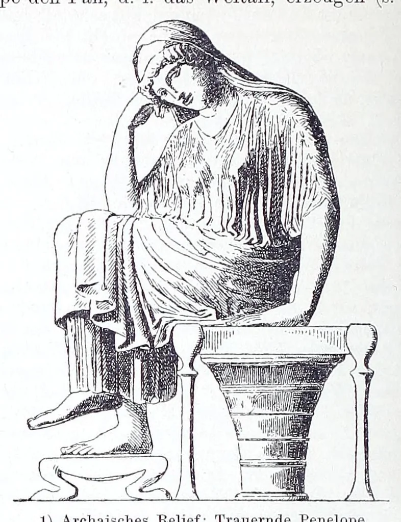 An illustration from Ausführliches Lexikon der griechischen und römischen Mythologie, 1884, leaf 132