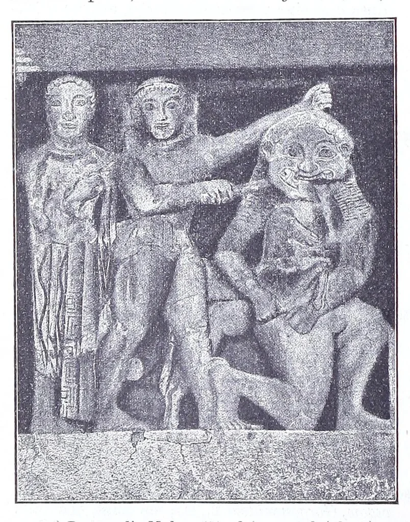 An illustration from Ausführliches Lexikon der griechischen und römischen Mythologie, 1884, leaf 192