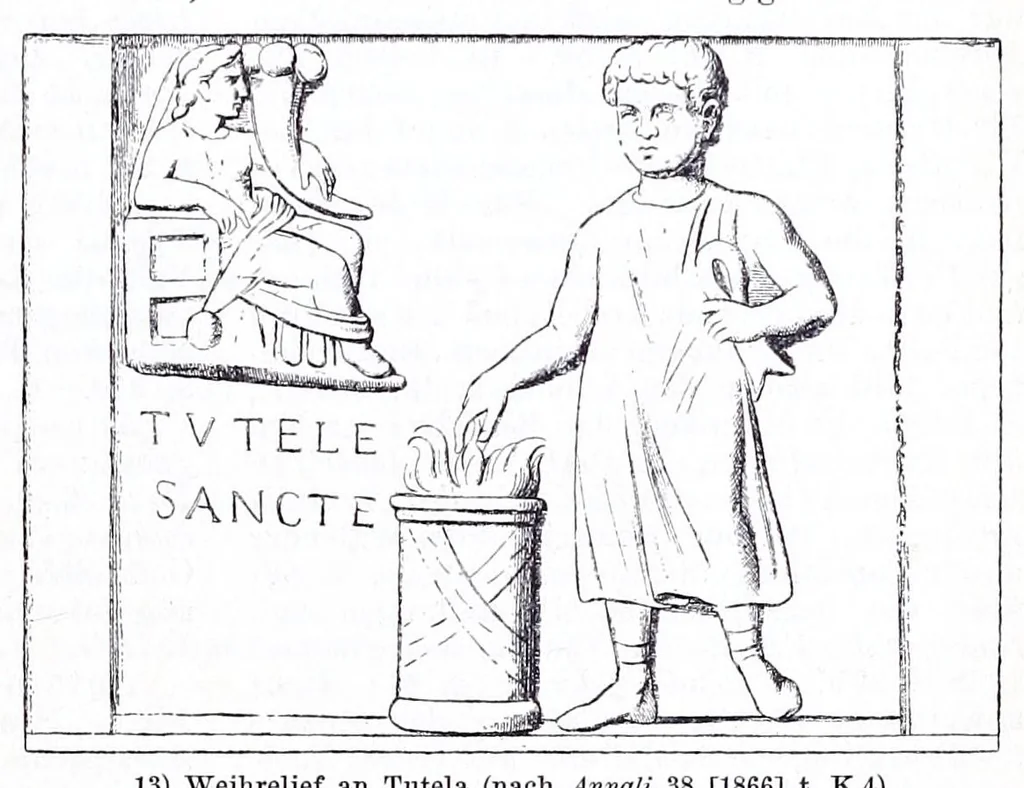 An illustration from Ausführliches Lexikon der griechischen und römischen Mythologie, 1884, leaf 237
