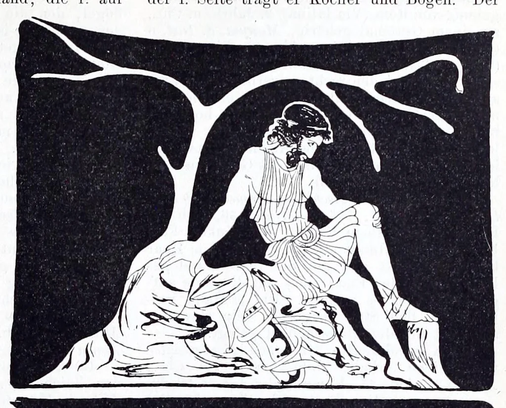 An illustration from Ausführliches Lexikon der griechischen und römischen Mythologie, 1884, leaf 341