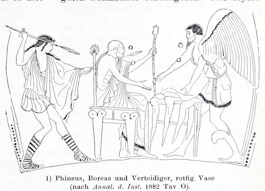 An illustration from Ausführliches Lexikon der griechischen und römischen Mythologie, 1884, leaf 357