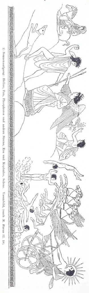 An illustration from Ausführliches Lexikon der griechischen und römischen Mythologie, 1884, leaf 398