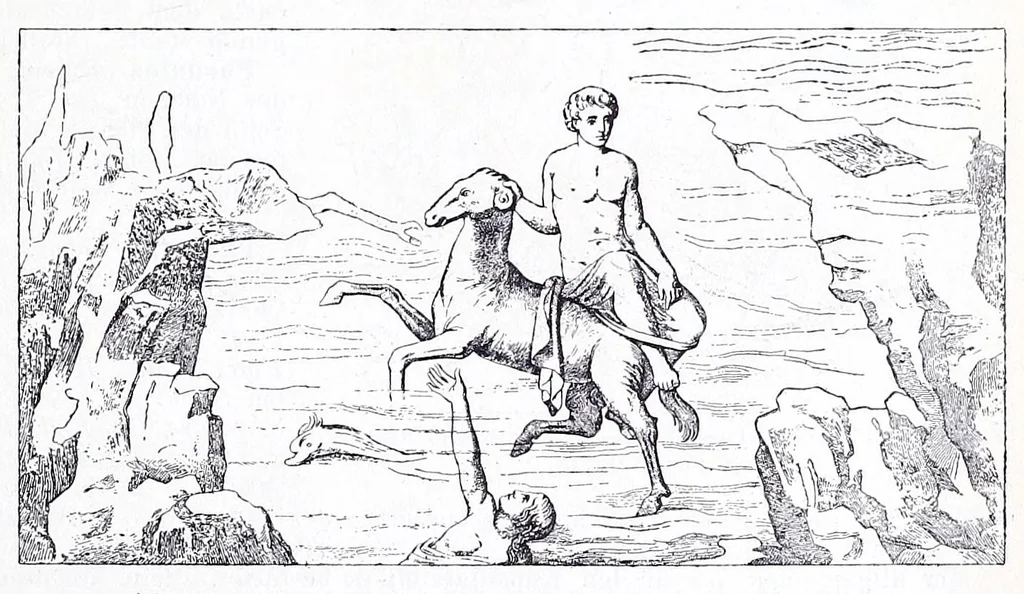 An illustration from Ausführliches Lexikon der griechischen und römischen Mythologie, 1884, leaf 407