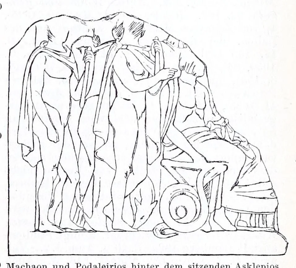 An illustration from Ausführliches Lexikon der griechischen und römischen Mythologie, 1884, leaf 469