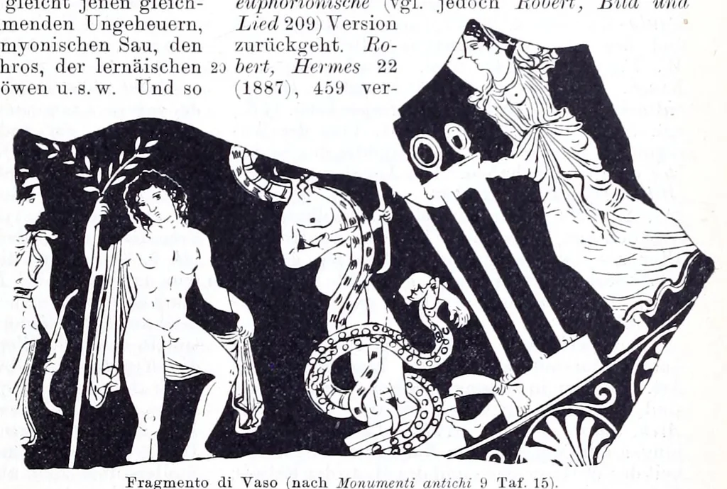 An illustration from Ausführliches Lexikon der griechischen und römischen Mythologie, 1884, leaf 557