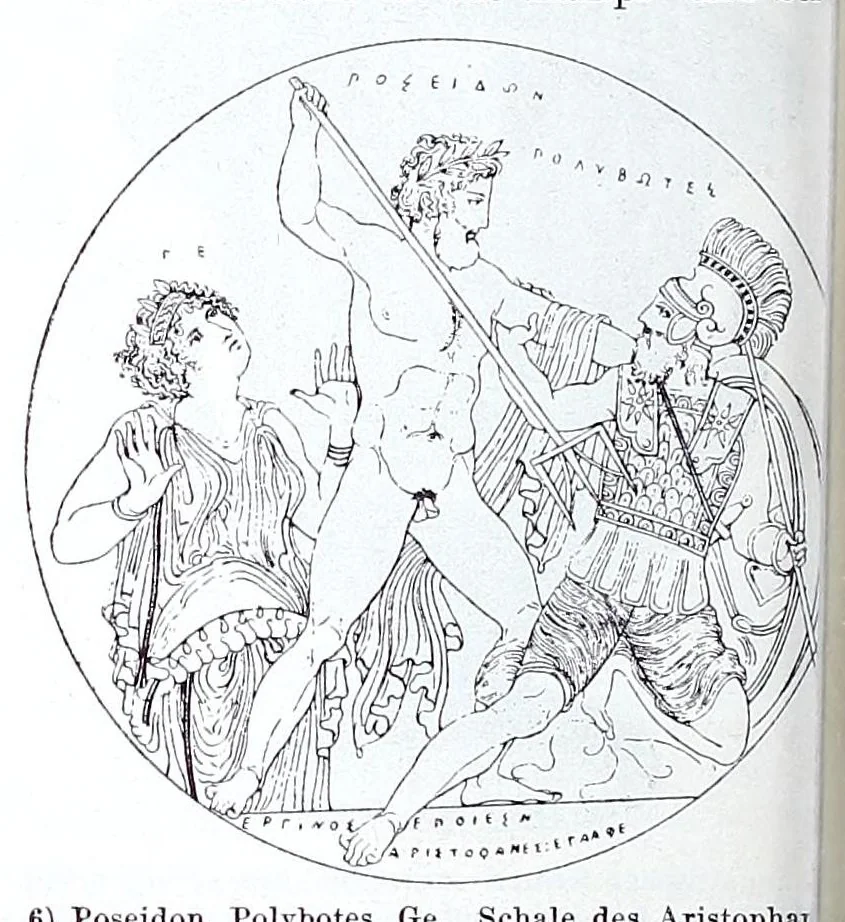 An illustration from Ausführliches Lexikon der griechischen und römischen Mythologie, 1884, leaf 608