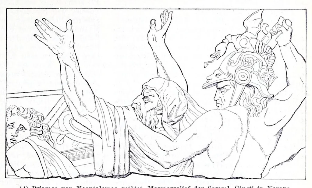 An illustration from Ausführliches Lexikon der griechischen und römischen Mythologie, 1884, leaf 657