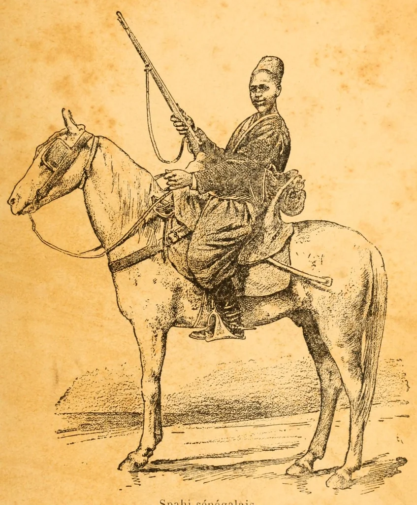 An illustration from Au Soudan : excursion dans l'Ouest africain, 1898, leaf 67