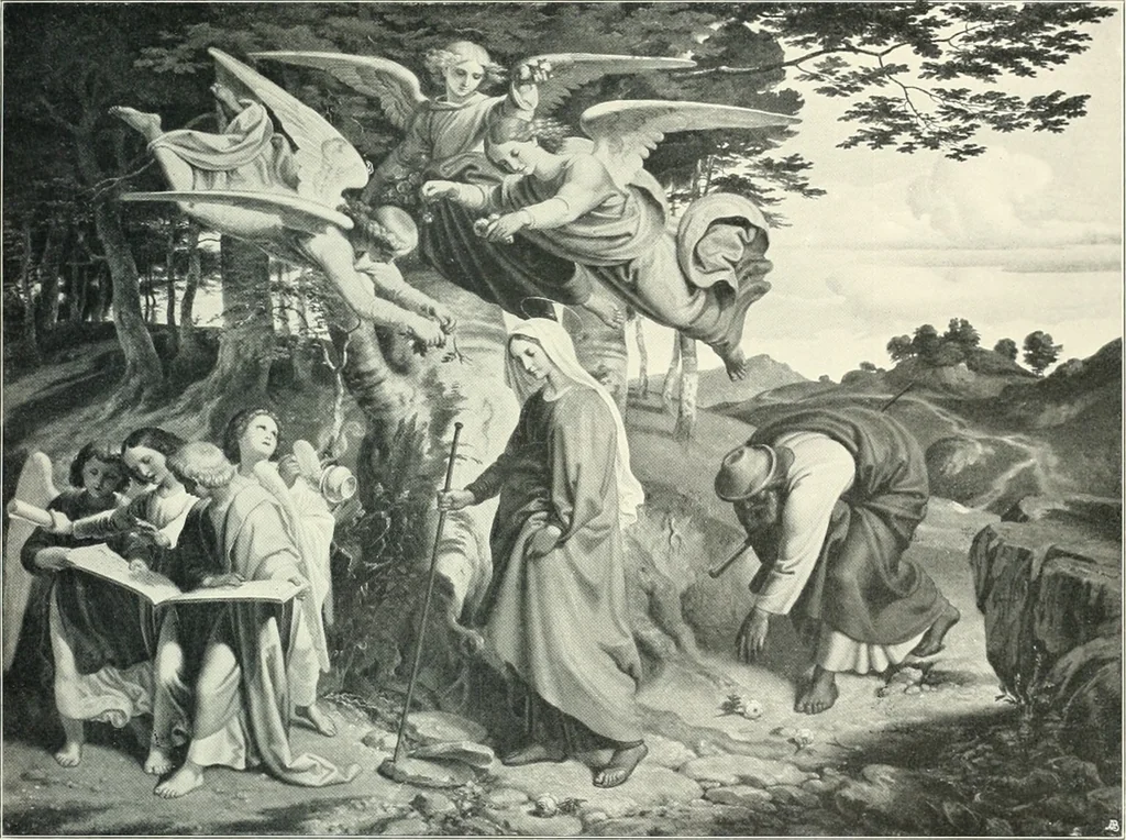 An illustration from Ausstellung deutscher Kunst aus der Zeit von 1775-1875 in der Königlichen Nationalgalerie, Berlin 1906. Herausgegeben vom Vorstand der Deutschen Jahrhundertausstellung. Mit einleitendem Text von Hugo von Tschudi, 1906, leaf 102