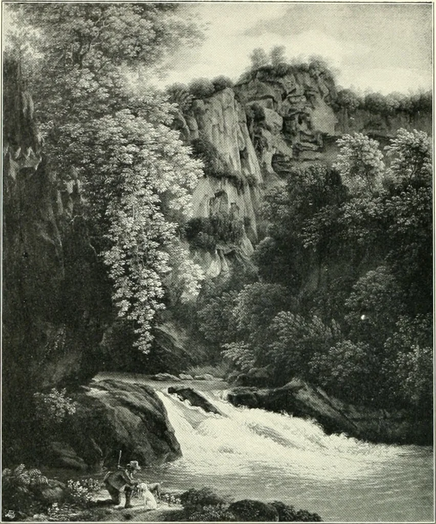 An illustration from Ausstellung deutscher Kunst aus der Zeit von 1775-1875 in der Königlichen Nationalgalerie, Berlin 1906. Herausgegeben vom Vorstand der Deutschen Jahrhundertausstellung. Mit einleitendem Text von Hugo von Tschudi, 1906, leaf 103