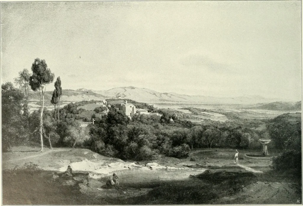 An illustration from Ausstellung deutscher Kunst aus der Zeit von 1775-1875 in der Königlichen Nationalgalerie, Berlin 1906. Herausgegeben vom Vorstand der Deutschen Jahrhundertausstellung. Mit einleitendem Text von Hugo von Tschudi, 1906, leaf 107