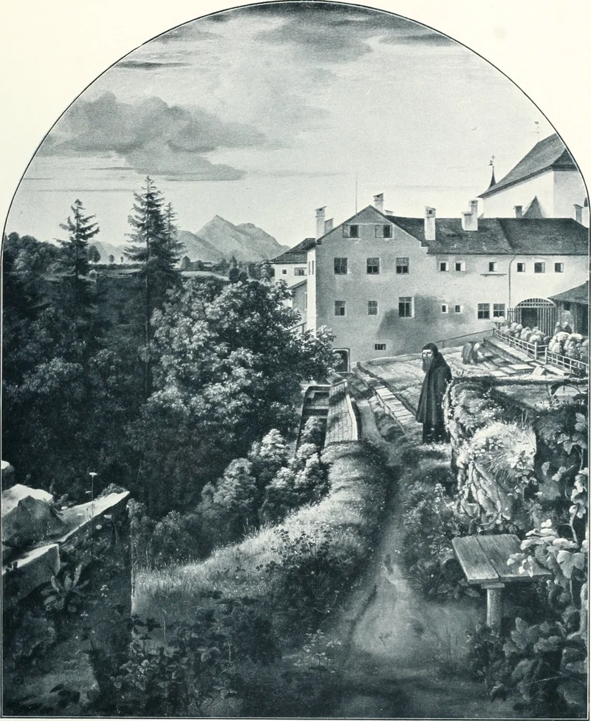 An illustration from Ausstellung deutscher Kunst aus der Zeit von 1775-1875 in der Königlichen Nationalgalerie, Berlin 1906. Herausgegeben vom Vorstand der Deutschen Jahrhundertausstellung. Mit einleitendem Text von Hugo von Tschudi, 1906, leaf 108