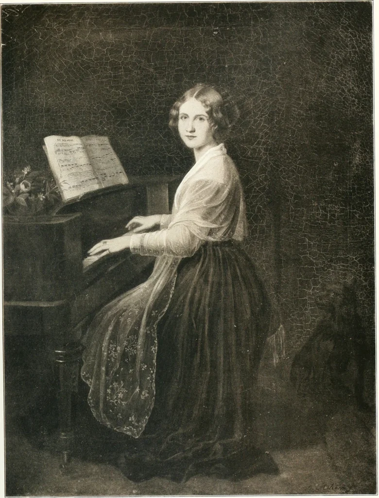An illustration from Ausstellung deutscher Kunst aus der Zeit von 1775-1875 in der Königlichen Nationalgalerie, Berlin 1906. Herausgegeben vom Vorstand der Deutschen Jahrhundertausstellung. Mit einleitendem Text von Hugo von Tschudi, 1906, leaf 114