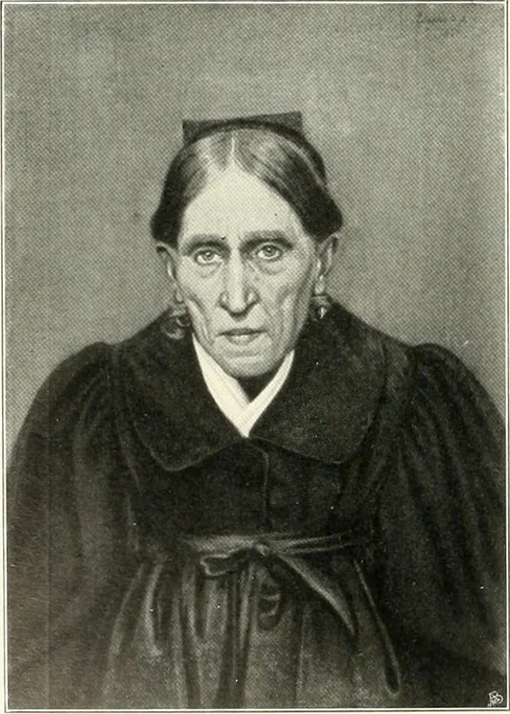 An illustration from Ausstellung deutscher Kunst aus der Zeit von 1775-1875 in der Königlichen Nationalgalerie, Berlin 1906. Herausgegeben vom Vorstand der Deutschen Jahrhundertausstellung. Mit einleitendem Text von Hugo von Tschudi, 1906, leaf 117
