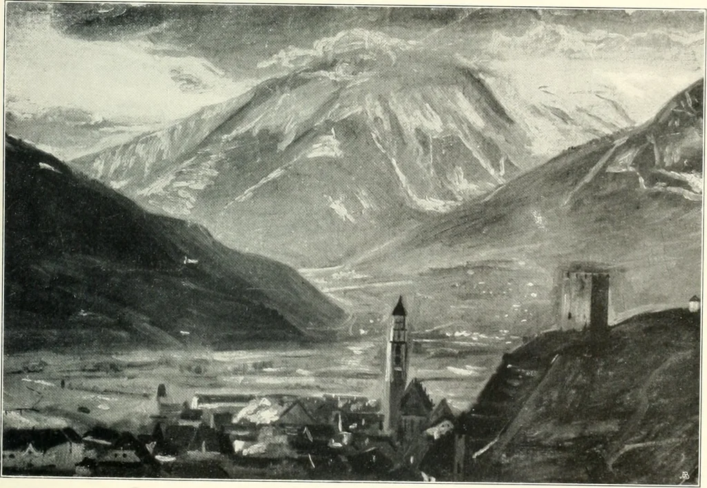 An illustration from Ausstellung deutscher Kunst aus der Zeit von 1775-1875 in der Königlichen Nationalgalerie, Berlin 1906. Herausgegeben vom Vorstand der Deutschen Jahrhundertausstellung. Mit einleitendem Text von Hugo von Tschudi, 1906, leaf 120