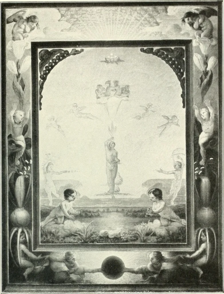An illustration from Ausstellung deutscher Kunst aus der Zeit von 1775-1875 in der Königlichen Nationalgalerie, Berlin 1906. Herausgegeben vom Vorstand der Deutschen Jahrhundertausstellung. Mit einleitendem Text von Hugo von Tschudi, 1906, leaf 122