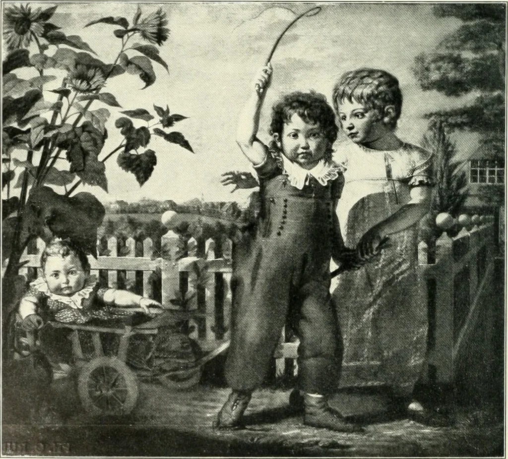 An illustration from Ausstellung deutscher Kunst aus der Zeit von 1775-1875 in der Königlichen Nationalgalerie, Berlin 1906. Herausgegeben vom Vorstand der Deutschen Jahrhundertausstellung. Mit einleitendem Text von Hugo von Tschudi, 1906, leaf 123