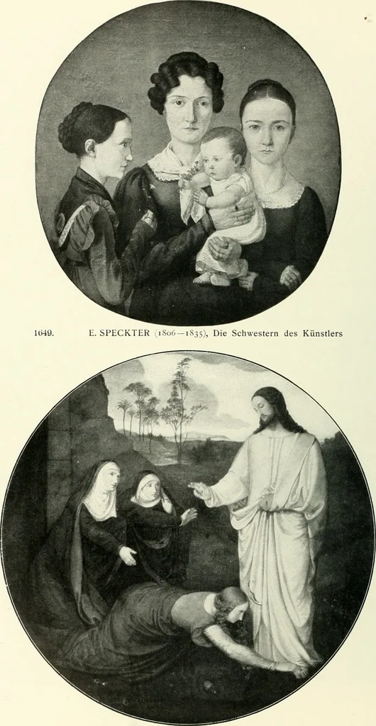 An illustration from Ausstellung deutscher Kunst aus der Zeit von 1775-1875 in der Königlichen Nationalgalerie, Berlin 1906. Herausgegeben vom Vorstand der Deutschen Jahrhundertausstellung. Mit einleitendem Text von Hugo von Tschudi, 1906, leaf 125
