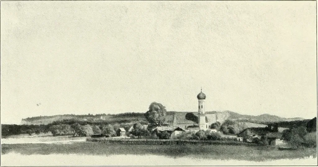 An illustration from Ausstellung deutscher Kunst aus der Zeit von 1775-1875 in der Königlichen Nationalgalerie, Berlin 1906. Herausgegeben vom Vorstand der Deutschen Jahrhundertausstellung. Mit einleitendem Text von Hugo von Tschudi, 1906, leaf 129