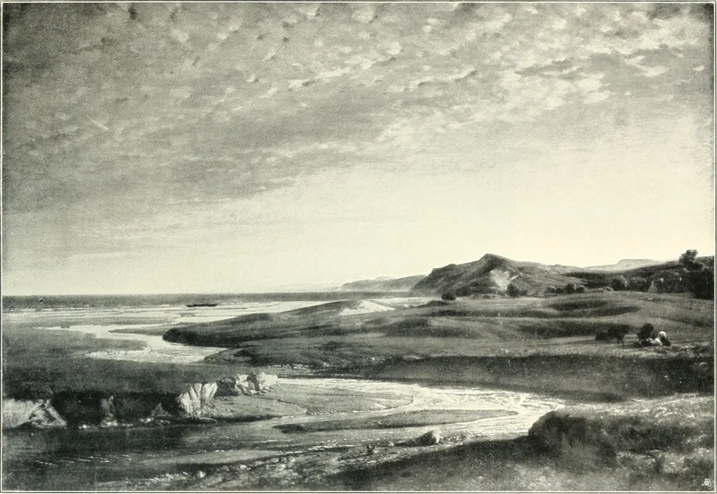 An illustration from Ausstellung deutscher Kunst aus der Zeit von 1775-1875 in der Königlichen Nationalgalerie, Berlin 1906. Herausgegeben vom Vorstand der Deutschen Jahrhundertausstellung. Mit einleitendem Text von Hugo von Tschudi, 1906, leaf 136