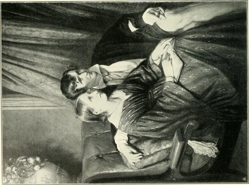 An illustration from Ausstellung deutscher Kunst aus der Zeit von 1775-1875 in der Königlichen Nationalgalerie, Berlin 1906. Herausgegeben vom Vorstand der Deutschen Jahrhundertausstellung. Mit einleitendem Text von Hugo von Tschudi, 1906, leaf 149