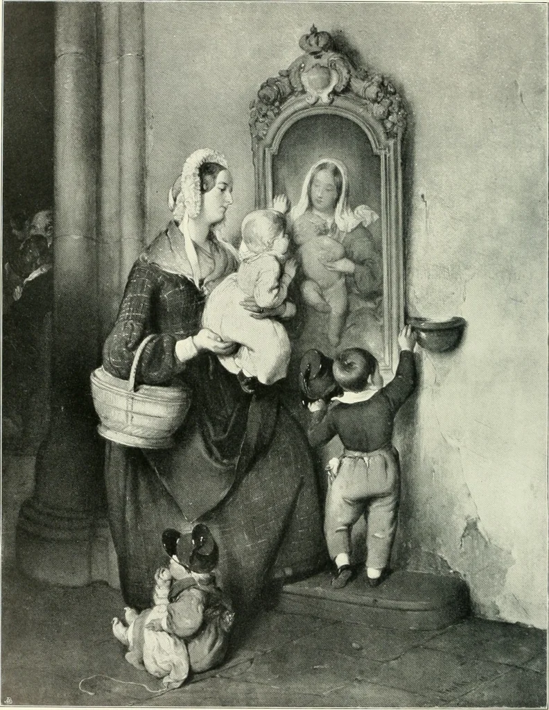 An illustration from Ausstellung deutscher Kunst aus der Zeit von 1775-1875 in der Königlichen Nationalgalerie, Berlin 1906. Herausgegeben vom Vorstand der Deutschen Jahrhundertausstellung. Mit einleitendem Text von Hugo von Tschudi, 1906, leaf 151