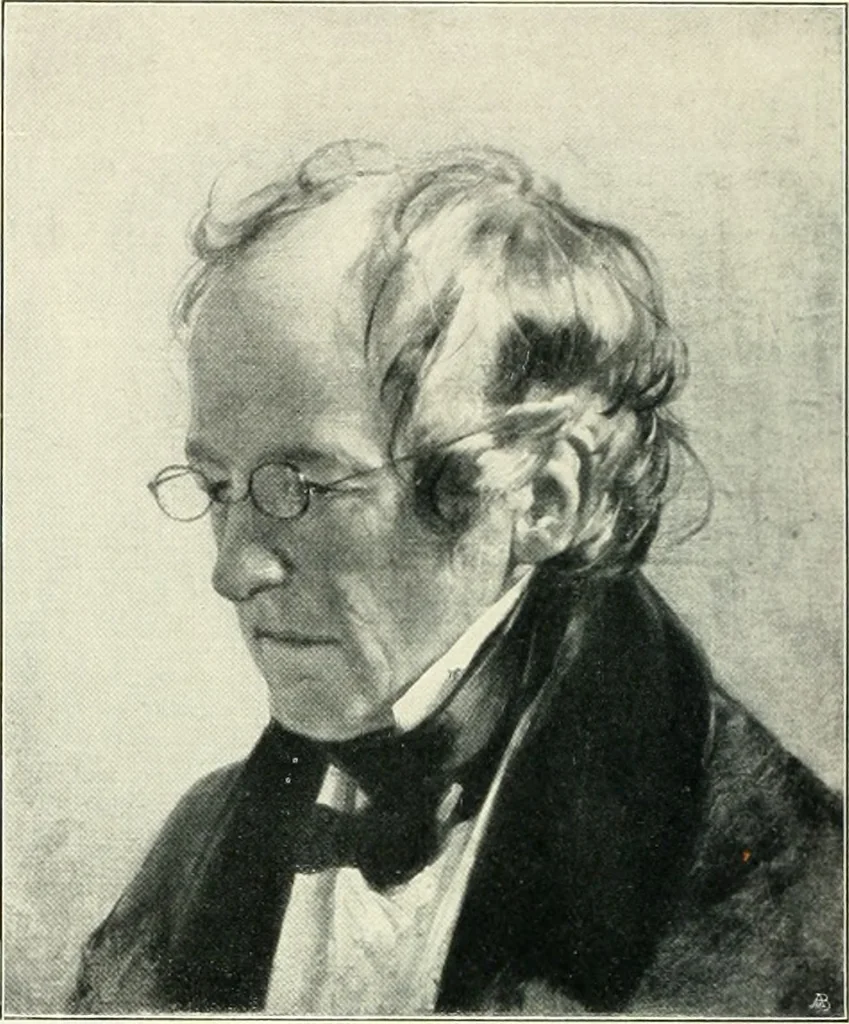 An illustration from Ausstellung deutscher Kunst aus der Zeit von 1775-1875 in der Königlichen Nationalgalerie, Berlin 1906. Herausgegeben vom Vorstand der Deutschen Jahrhundertausstellung. Mit einleitendem Text von Hugo von Tschudi, 1906, leaf 153