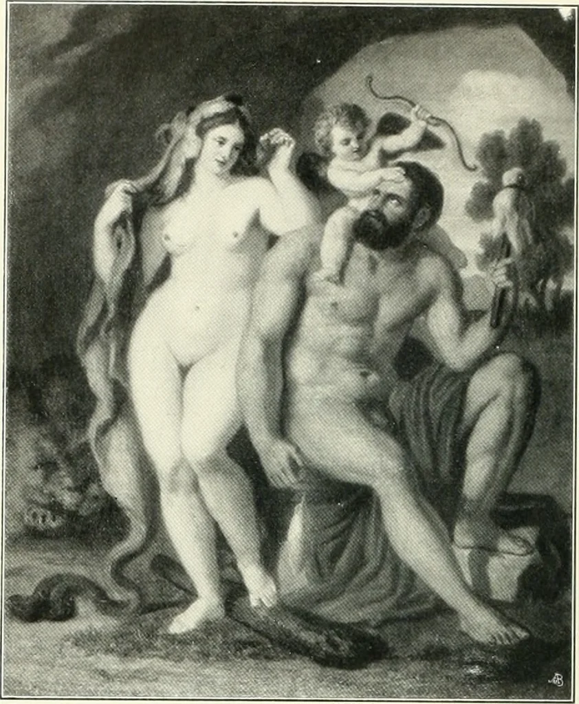 An illustration from Ausstellung deutscher Kunst aus der Zeit von 1775-1875 in der Königlichen Nationalgalerie, Berlin 1906. Herausgegeben vom Vorstand der Deutschen Jahrhundertausstellung. Mit einleitendem Text von Hugo von Tschudi, 1906, leaf 155