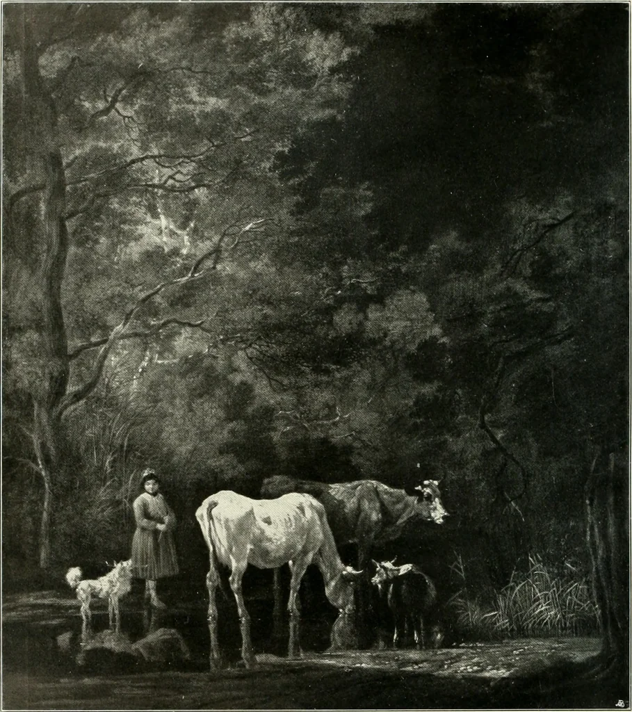 An illustration from Ausstellung deutscher Kunst aus der Zeit von 1775-1875 in der Königlichen Nationalgalerie, Berlin 1906. Herausgegeben vom Vorstand der Deutschen Jahrhundertausstellung. Mit einleitendem Text von Hugo von Tschudi, 1906, leaf 167