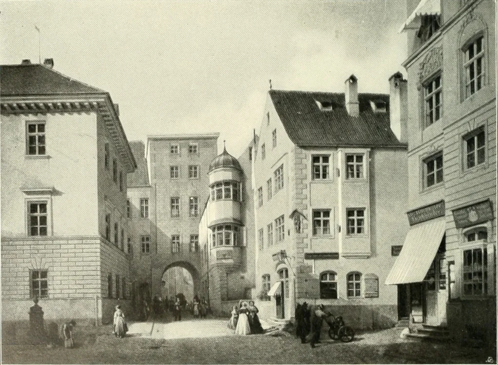 An illustration from Ausstellung deutscher Kunst aus der Zeit von 1775-1875 in der Königlichen Nationalgalerie, Berlin 1906. Herausgegeben vom Vorstand der Deutschen Jahrhundertausstellung. Mit einleitendem Text von Hugo von Tschudi, 1906, leaf 169