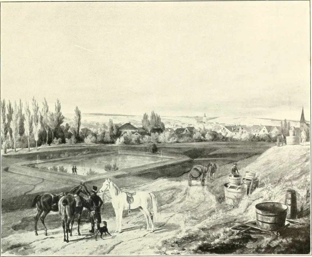 An illustration from Ausstellung deutscher Kunst aus der Zeit von 1775-1875 in der Königlichen Nationalgalerie, Berlin 1906. Herausgegeben vom Vorstand der Deutschen Jahrhundertausstellung. Mit einleitendem Text von Hugo von Tschudi, 1906, leaf 170