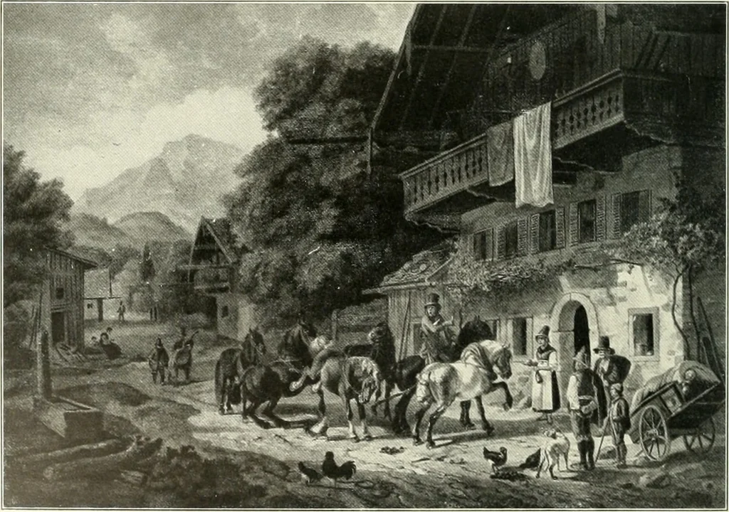 An illustration from Ausstellung deutscher Kunst aus der Zeit von 1775-1875 in der Königlichen Nationalgalerie, Berlin 1906. Herausgegeben vom Vorstand der Deutschen Jahrhundertausstellung. Mit einleitendem Text von Hugo von Tschudi, 1906, leaf 171