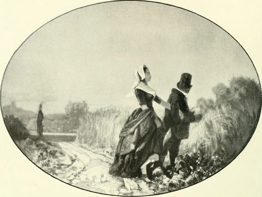 An illustration from Ausstellung deutscher Kunst aus der Zeit von 1775-1875 in der Königlichen Nationalgalerie, Berlin 1906. Herausgegeben vom Vorstand der Deutschen Jahrhundertausstellung. Mit einleitendem Text von Hugo von Tschudi, 1906, leaf 177