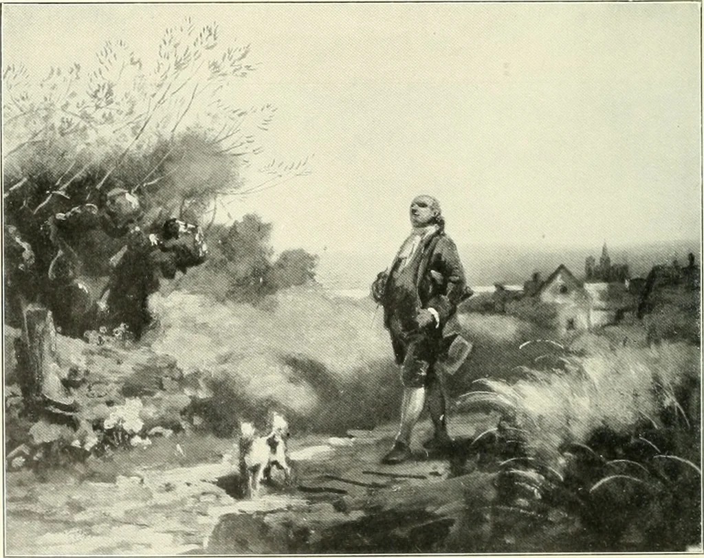 An illustration from Ausstellung deutscher Kunst aus der Zeit von 1775-1875 in der Königlichen Nationalgalerie, Berlin 1906. Herausgegeben vom Vorstand der Deutschen Jahrhundertausstellung. Mit einleitendem Text von Hugo von Tschudi, 1906, leaf 177