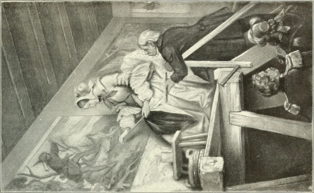 An illustration from Ausstellung deutscher Kunst aus der Zeit von 1775-1875 in der Königlichen Nationalgalerie, Berlin 1906. Herausgegeben vom Vorstand der Deutschen Jahrhundertausstellung. Mit einleitendem Text von Hugo von Tschudi, 1906, leaf 182