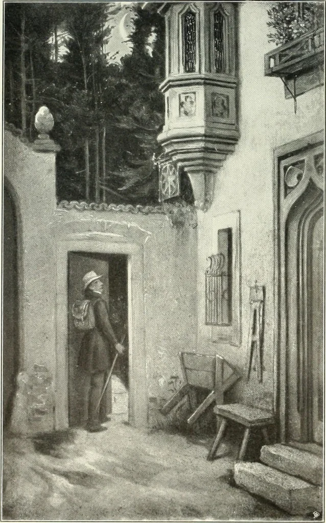 An illustration from Ausstellung deutscher Kunst aus der Zeit von 1775-1875 in der Königlichen Nationalgalerie, Berlin 1906. Herausgegeben vom Vorstand der Deutschen Jahrhundertausstellung. Mit einleitendem Text von Hugo von Tschudi, 1906, leaf 182