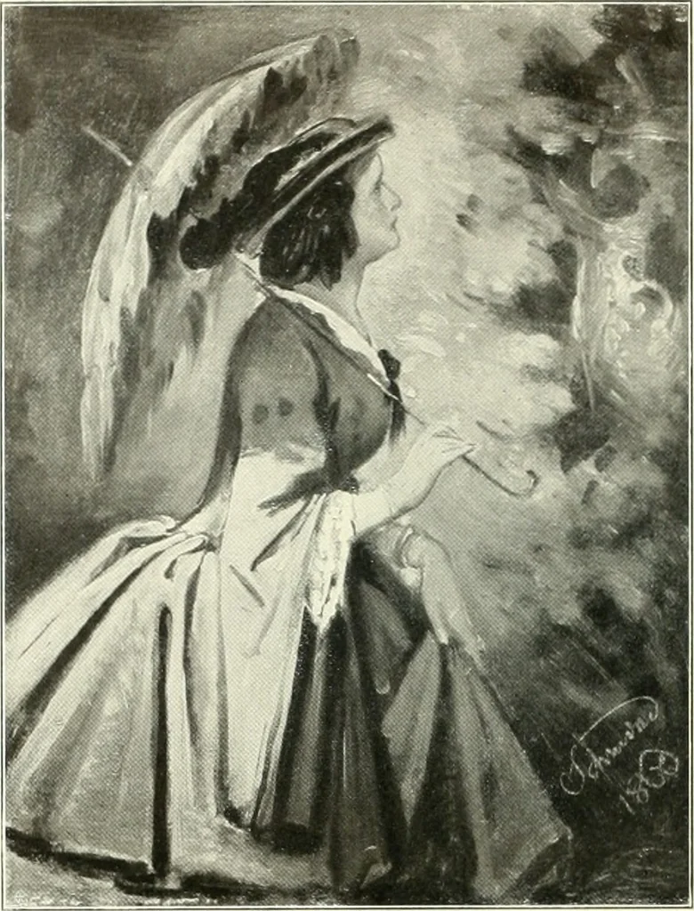 An illustration from Ausstellung deutscher Kunst aus der Zeit von 1775-1875 in der Königlichen Nationalgalerie, Berlin 1906. Herausgegeben vom Vorstand der Deutschen Jahrhundertausstellung. Mit einleitendem Text von Hugo von Tschudi, 1906, leaf 183