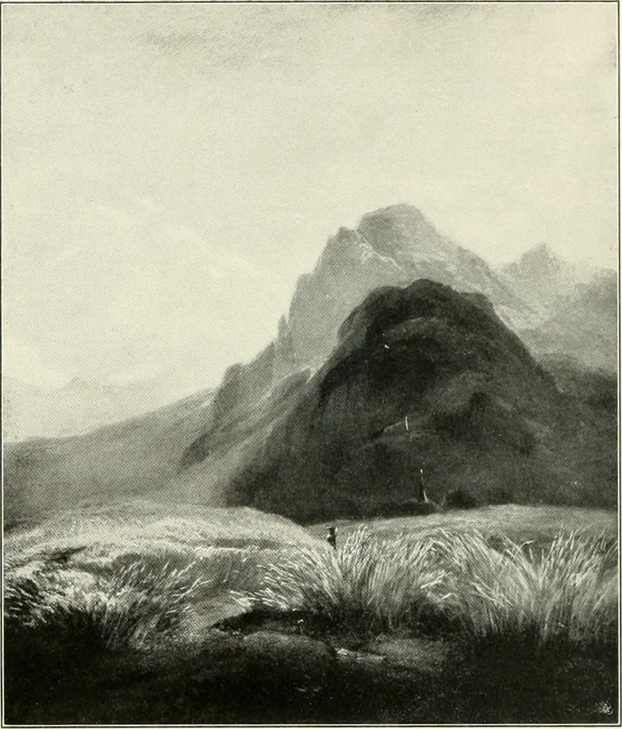 An illustration from Ausstellung deutscher Kunst aus der Zeit von 1775-1875 in der Königlichen Nationalgalerie, Berlin 1906. Herausgegeben vom Vorstand der Deutschen Jahrhundertausstellung. Mit einleitendem Text von Hugo von Tschudi, 1906, leaf 197