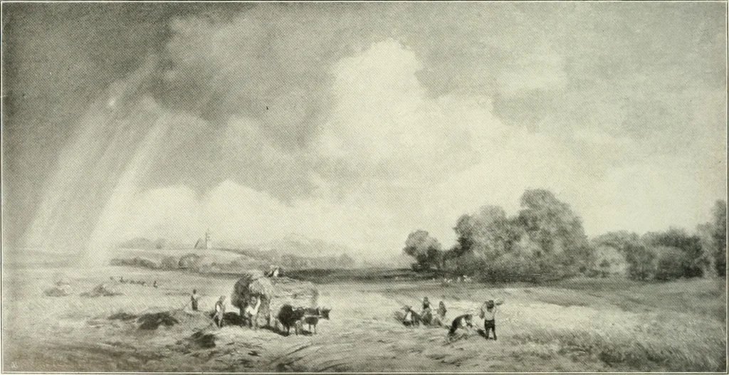 An illustration from Ausstellung deutscher Kunst aus der Zeit von 1775-1875 in der Königlichen Nationalgalerie, Berlin 1906. Herausgegeben vom Vorstand der Deutschen Jahrhundertausstellung. Mit einleitendem Text von Hugo von Tschudi, 1906, leaf 197